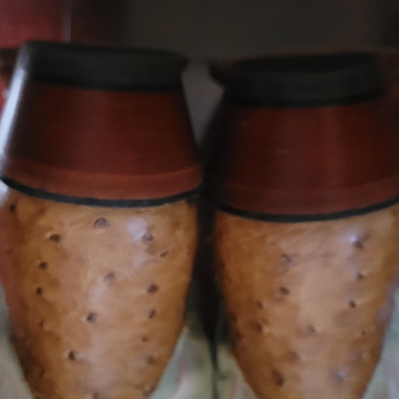 Justin Ladies  Western Boot with Antique Tan Full Quill size 9b - Picture 4 of 9